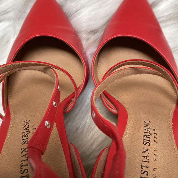 Christian Siriano red heels size 8 - Picture 16 of 16